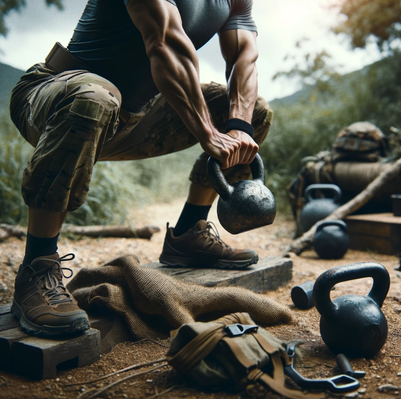 Kettlebell squats